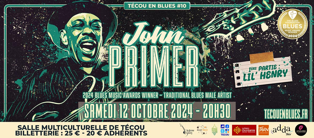 Lire la suite à propos de l’article Técou en Blues #10 – John Primer & The Real Deal Blues Band (Chicago)